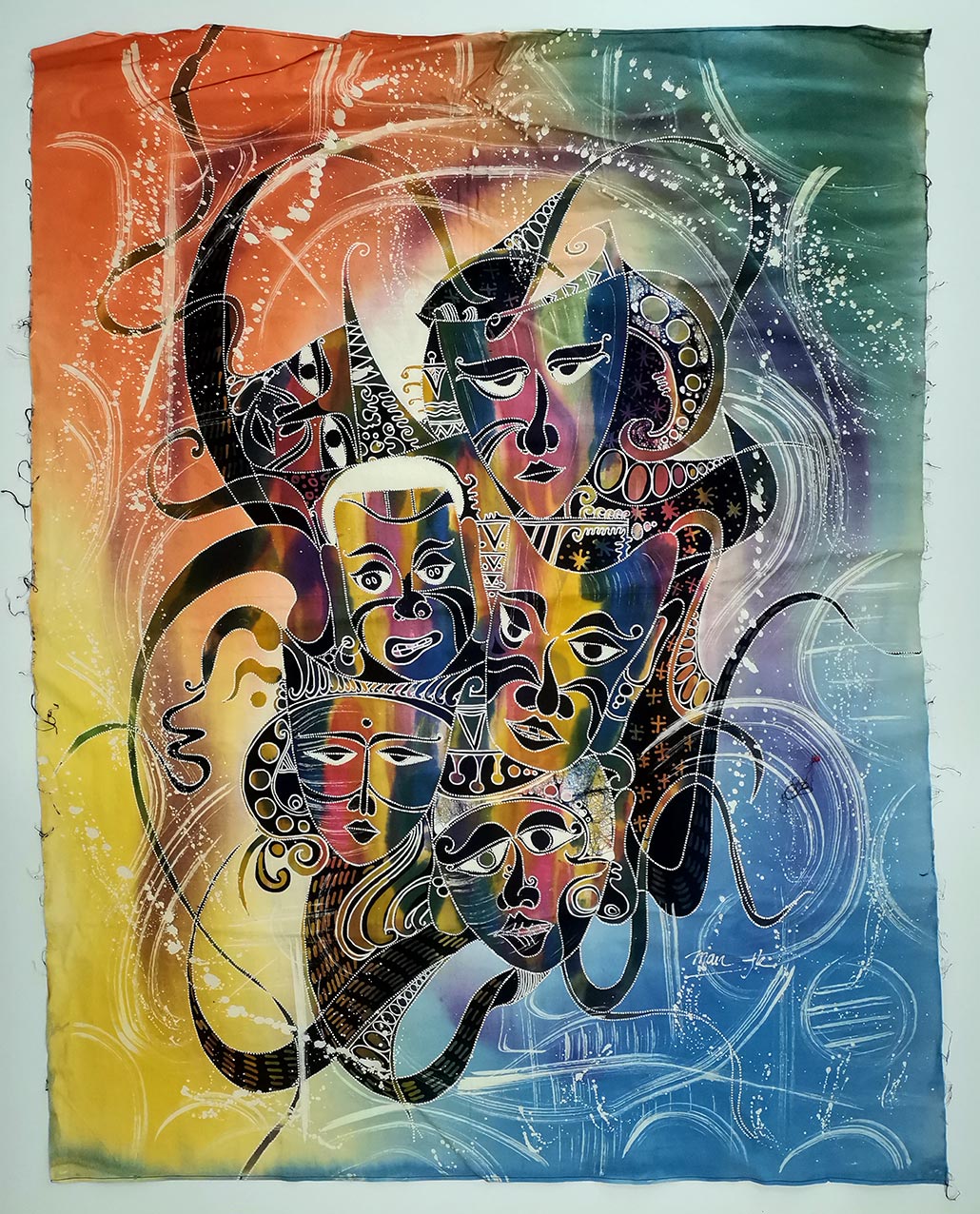 Masks II (batik)