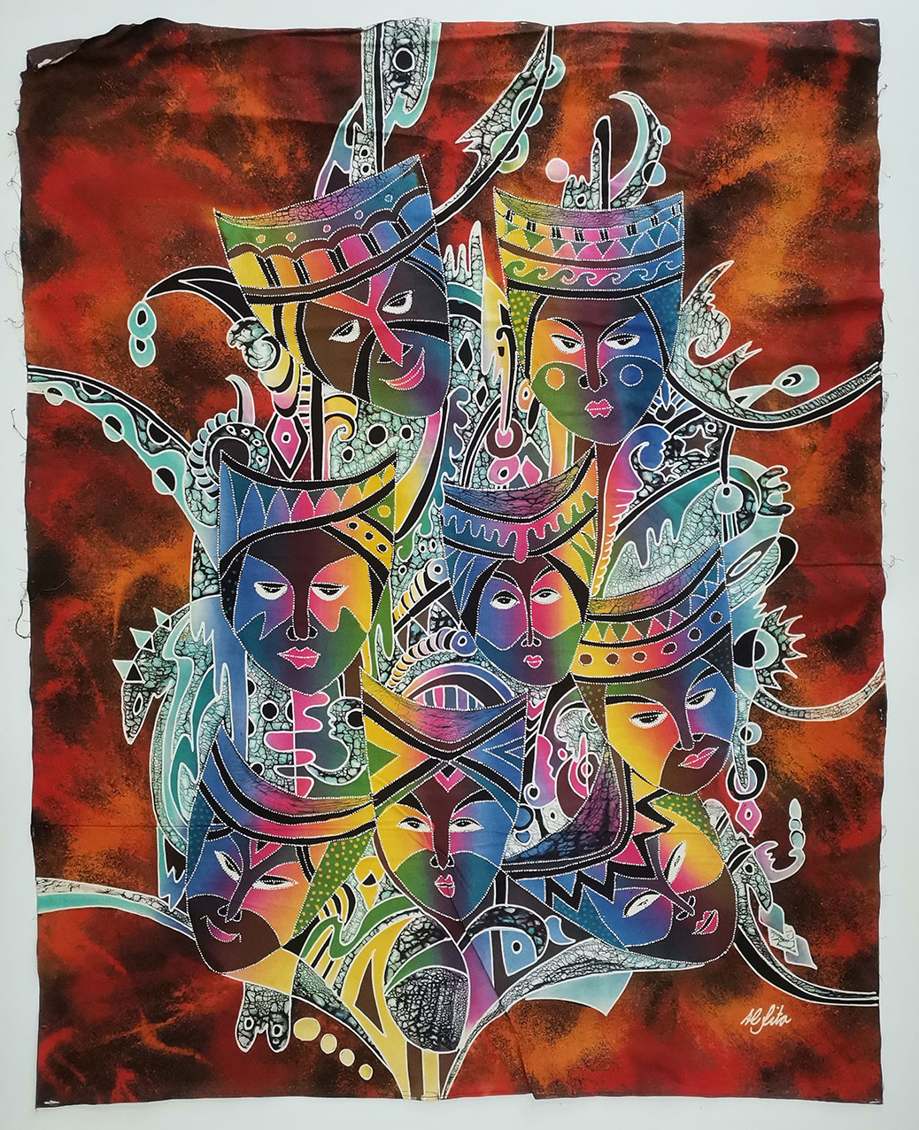 Masks (lizzard) Batik